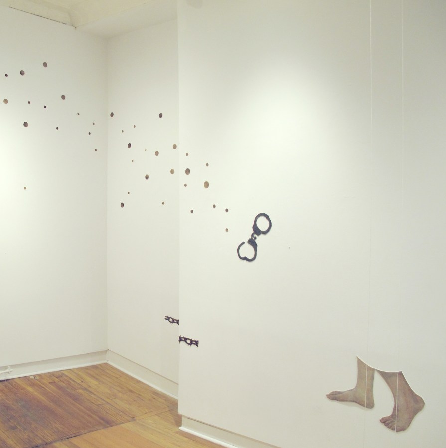 installation view Walker, Chain and Great Escape